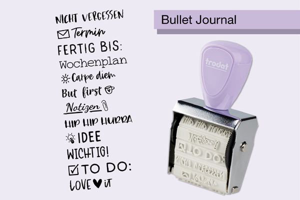 Creative-Stempel Mini Bullet Journal